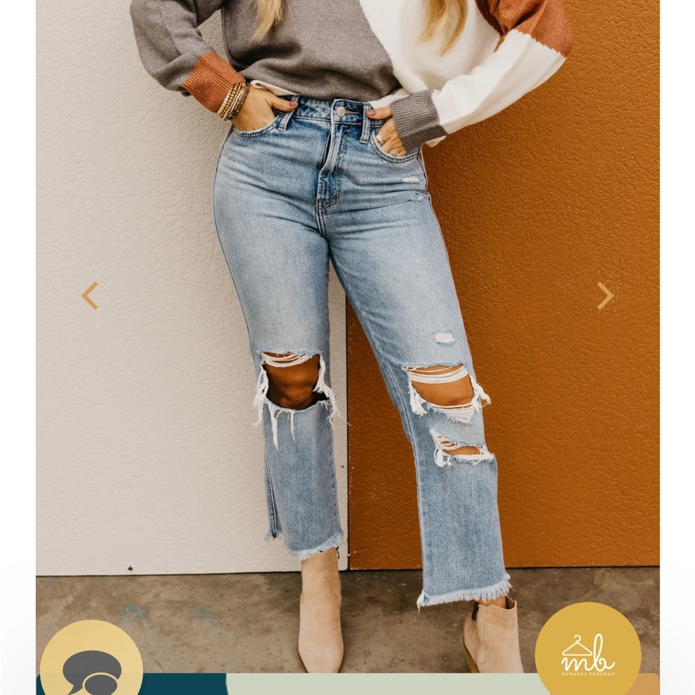 Flying Monkey || The Essie Vintage Relaxed Straight Leg 28/size 7/Medium Wash